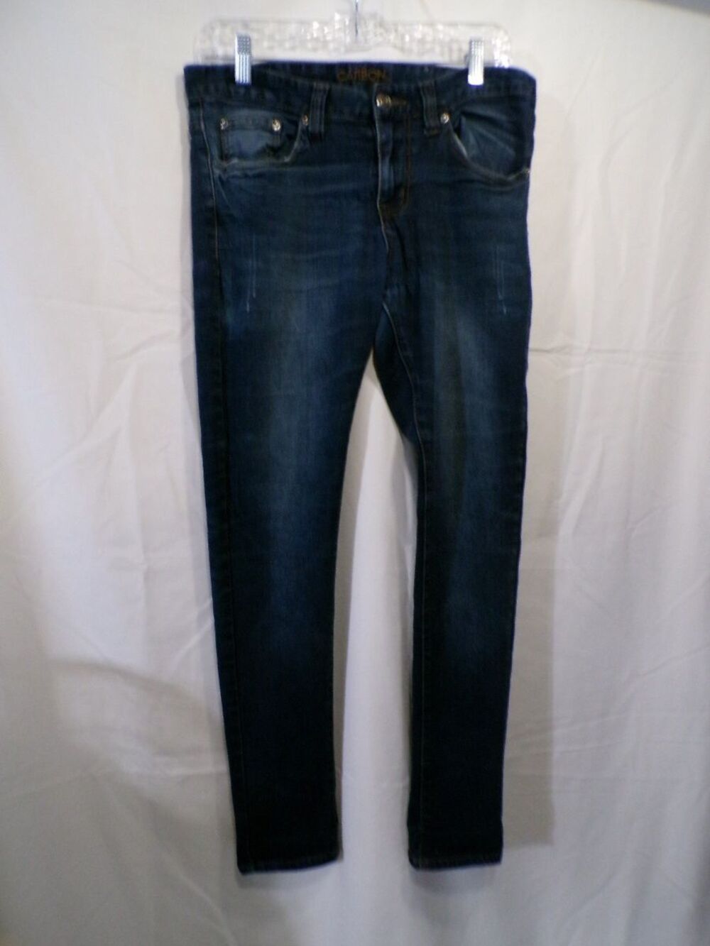 Carbon Super Skinny Men's Jeans 30x30 Dark Blue Skinny Denim